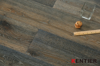 K1711--Oak Top Veneer Engineered Flooring with Chemical Stain Treatment