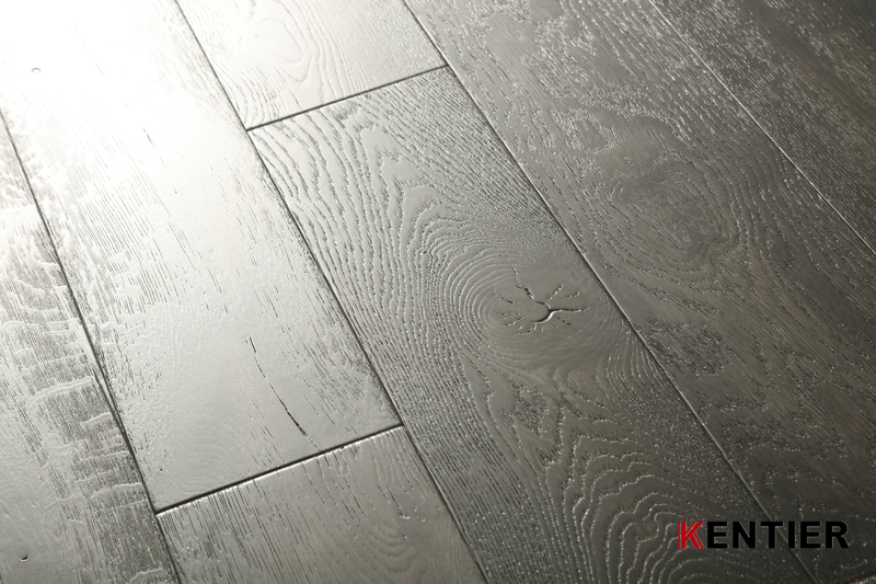 K1517-Oak Top Veneer Engineered Flooring with Chemical Stain Treatment