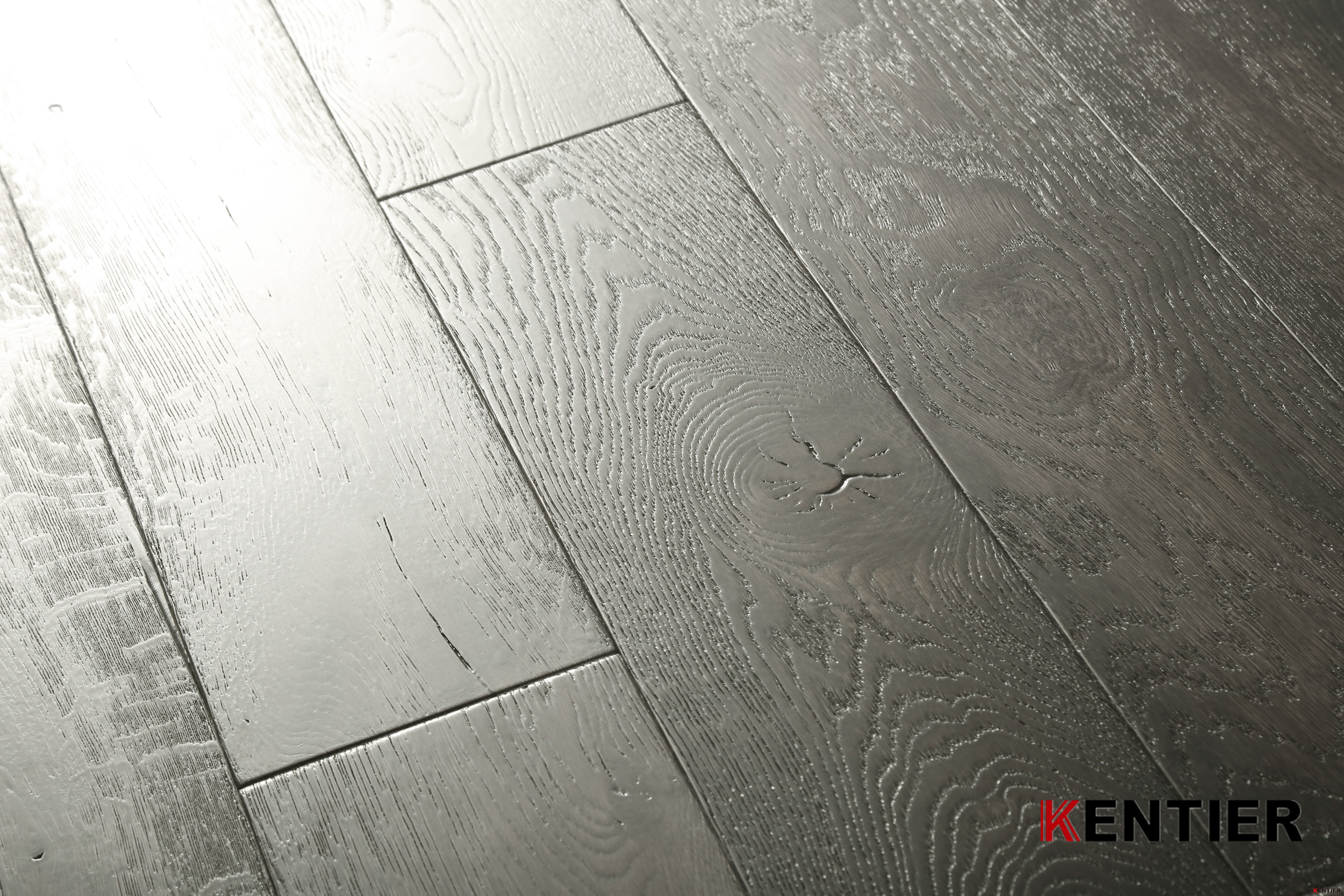 K1517-Oak Top Veneer Engineered Flooring with Chemical Stain Treatment