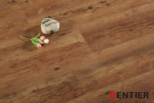 PL5701-Dark Oak Wood Texture Dry Back Pvc Flooring with Embossed Surface