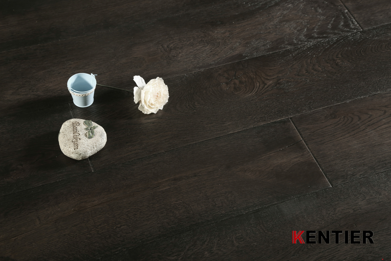K1517-Oak Top Veneer Engineered Flooring with Chemical Stain Treatment