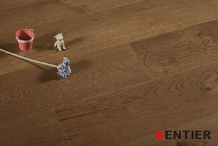 K5106-Oak Veneer Multi-layer Engineered Flooring with Wire Brushed Treatment